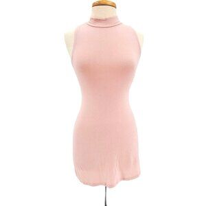GLOW PASSION Dress Mini High-neck fitted Sleeveless Streetwear Woman's XS
